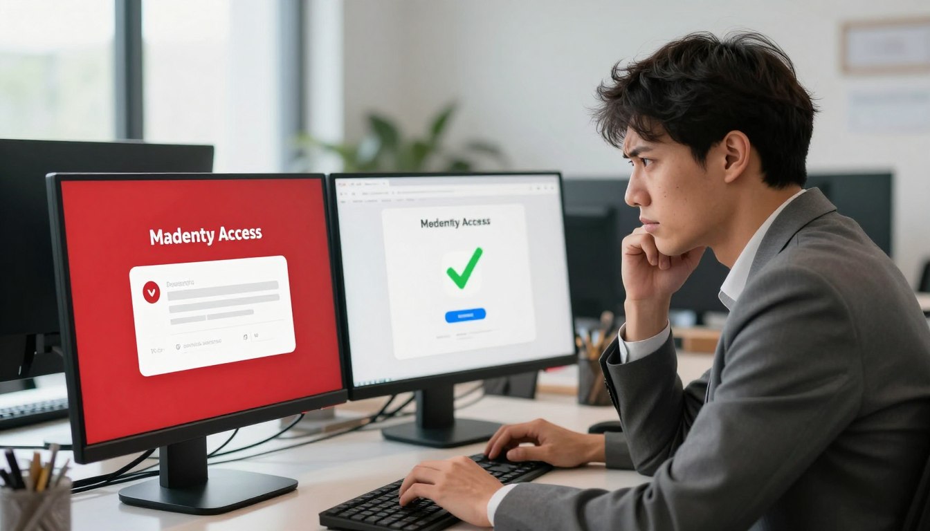 A user compares a blocked response with account access